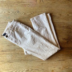 Talbots Winter White Cords Heritage Straight Leg